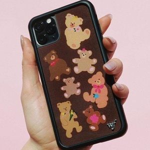 Wildflower teddy bear case